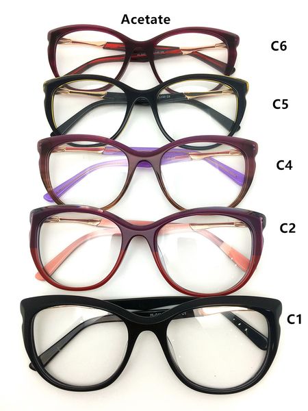 

wholesale optical frames fashion eyeglasses new model brand design acetate women frame lady eyewear lady spectacle glasses 0043, Silver