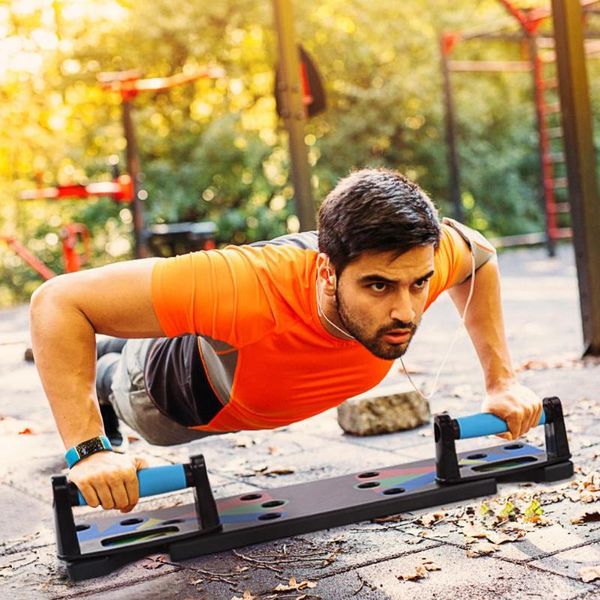 

9 в 1 push up стойку совет бодибилдинг всестороннее push up стеллаж board system fitness home training exercise