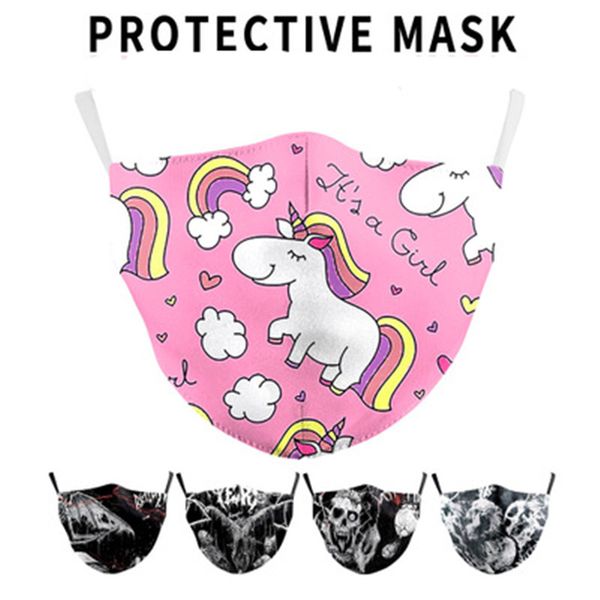 

dhl trend 3d digital printed protective mask dustproof pollen pm2.5 face mask washable reusable fashion comfortable masks