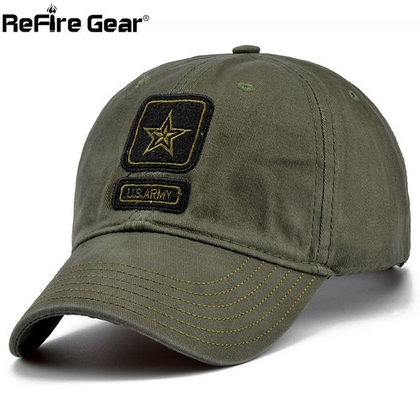 

refire gear men's cotton baseball cap summer autumn camouflage cap tactical us army embroidery hat casual fashion men women caps, Black;white