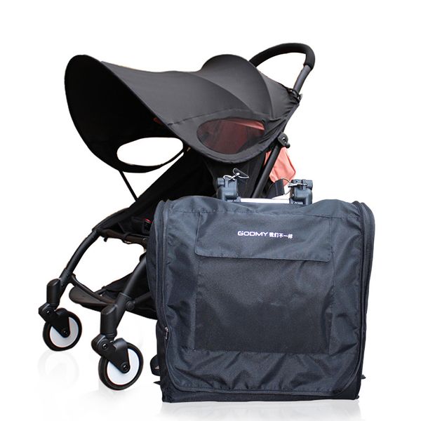

new baby stroller accessories storage bag travel bag buggy organize shoulder straps trolley travel cart carrying case