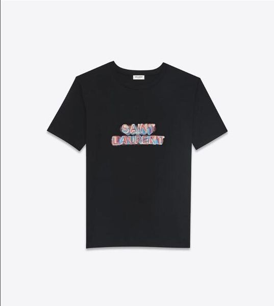 

Seller luxury t hirt men de igner t hirt imple letter printed t hirt pari lp hort leeve women lauren tag t hirt homme top, White;black