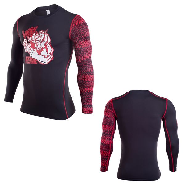 

running shirts dry fit mens gym clothing scoop neck long sleeves me euilding suiit polyester apparelsleeves, Black;blue