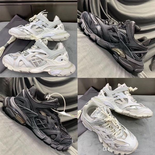 

designer shoes triple s 2.0 sneakers women casual shoes men shoes track 2.0 trainers mens sneakers triple des chaussures, Black