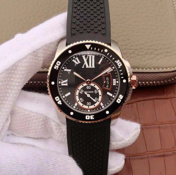 

jj 1904-ps mc full automatic mechanical movement men's watch waterproof designer watches, Slivery;brown