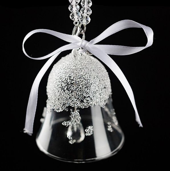 

car styling interior accessories wind chime crystal glass bells shade christmas style romantic decorations ornaments gift