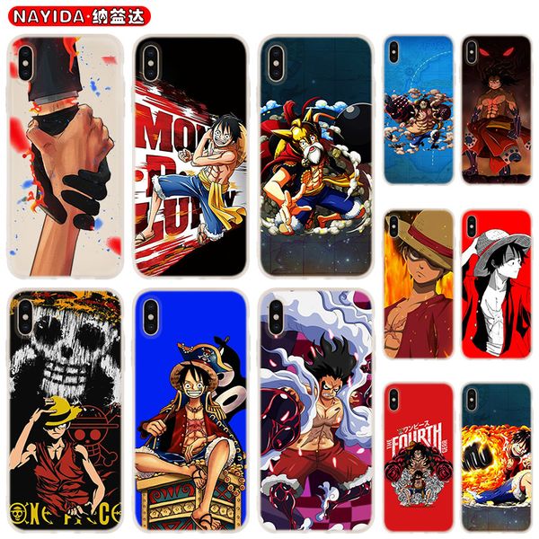 

soft phone case for iphone 11 pro x xr xs max 8 7 6 6s 6plus 5s s10 s11 note 10 plus huawei p30 xiaomi cover one piece luffy anime