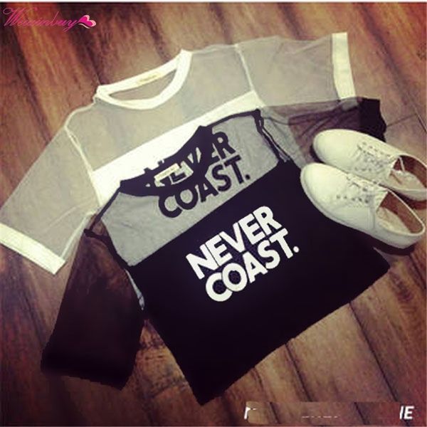 

женские рубашки женские дизайнер tops sexy женщины девушки сыпучие crop top crew neck см марлевые street style letter short t shirt y3, White