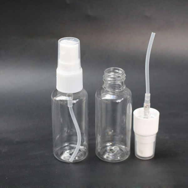 Tragbare nachfüllbare Sprühflaschen, 30 ml, leerer kosmetischer Kunststoffbehälter, Reise-Parfümfläschchen, 1 Unze, heißer Verkauf in den USA, CA, UK-Markt