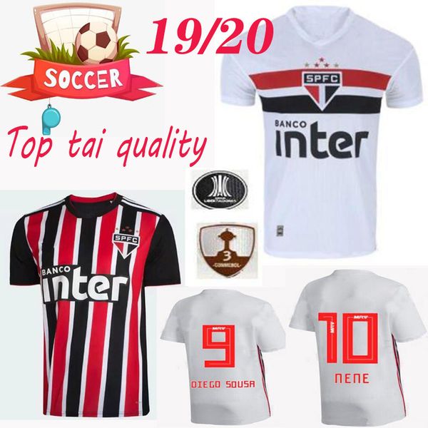 

S xxl 19 20 ao paulo occer jer ey 2019 2020 cami a de futebol home away helinho ouza pablo everton football hirt kit maillot