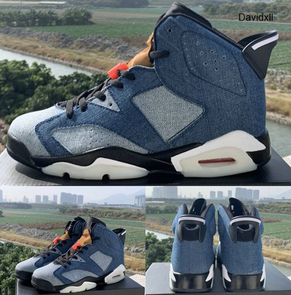 

fashion 4 6 11 13 denim travis mens basketball shoes blue jeans 6s washed denim sports sneakers designer jumpman trainers des chaussures
