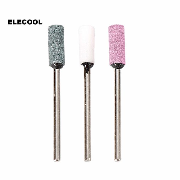 

elecool 1pc shank 2.34mm cylinder grinding accessories native silicon carbide carborundum polishing grinding head wheel tool