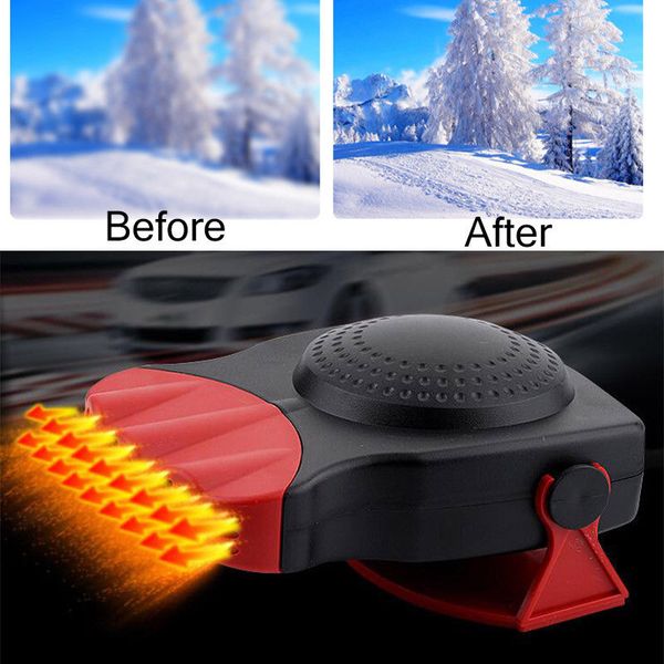 

портативный автомобиль 2 в 1 обогрев охлаждение вентилятор обогреватель влагоуловитель подогреватель 12v 150w m8617