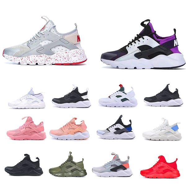 

2020 new huarache men womens shoes running shoes black red white huaraches sports trainer cushion surface breathable sports shoes 36-45
