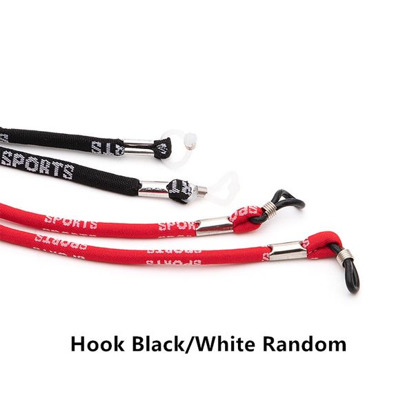 

1pc adjustable elastic eyeglasses cord glasses lanyards neck string cord retainer strap sport head band rope eyewear accessories, Silver