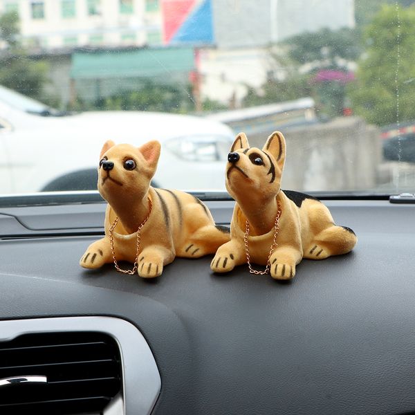 

nodding dog car dashboard auto shaking head toy air freshener car ornaments bobble head doll interior accessories