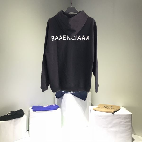 

Лучший роскошный Европейский печать логотип свитер мода высокое качество свободные хлопковые толстовки Мужчины Женщины пары дизайнер свитер HFWPWY288