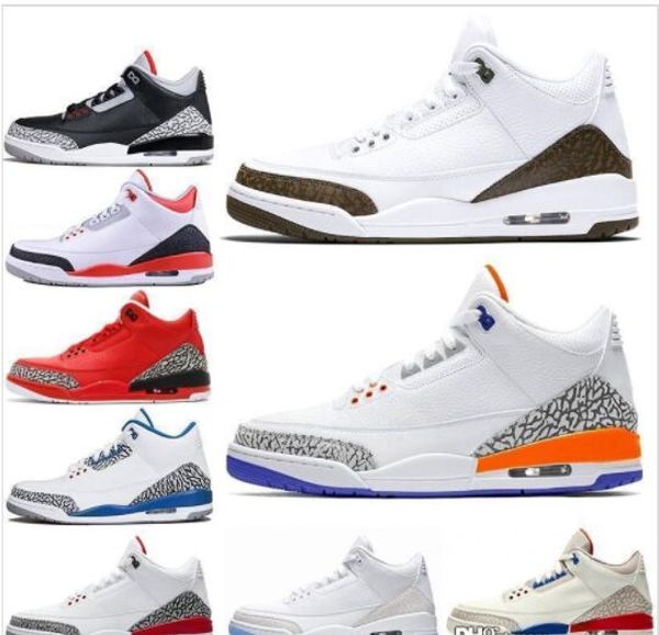 

2019 3s pure white 3 mens basketball shoes tinker katrina jth throw linell chicago og royal black cement designer sneaker