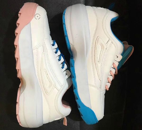 

2019 new wholesale disruptors retro shoes brand luxury trendy for men women casual shoes double-color striped clunky sneaker, Black