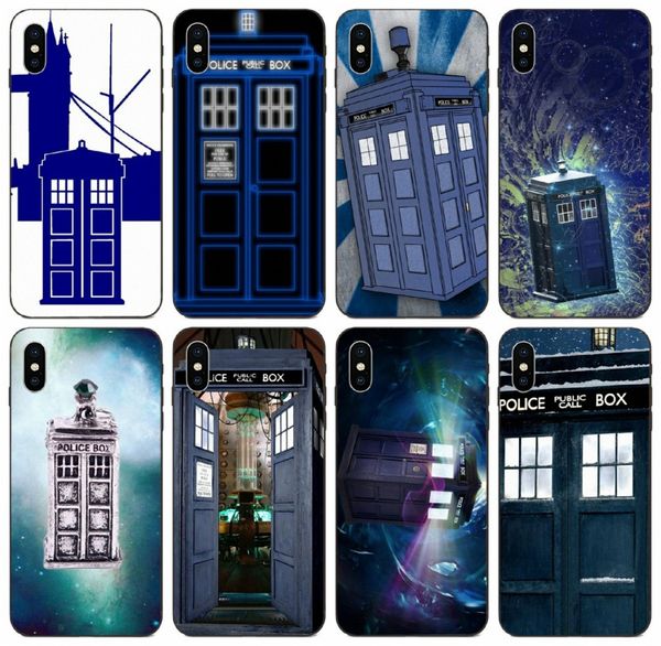 

[tongtrade] v tardis doctor dr who police box case for apple iphone 11 pro max xs 8s 7s 6s 5 samsung j8 honor note 10 redmi note 4 1pcs case