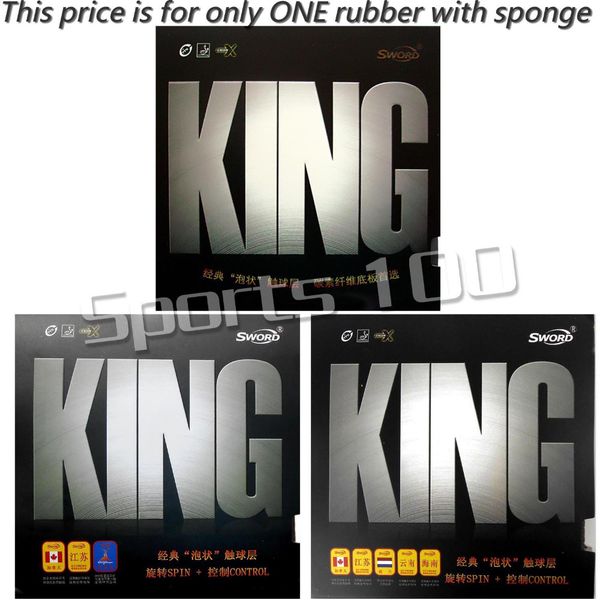 

sword king pips-in table tennis pingpong rubber with sponge