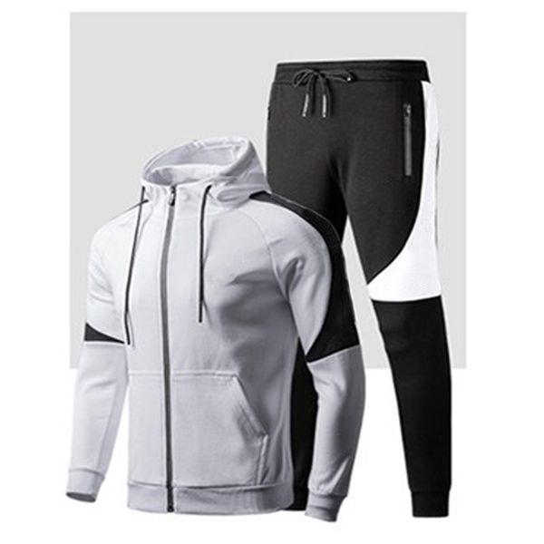 

designer tracksuit for men and women luxury fashion streetwear sports suits mens womens brand jacket + pants tracksuit plus size, Gray
