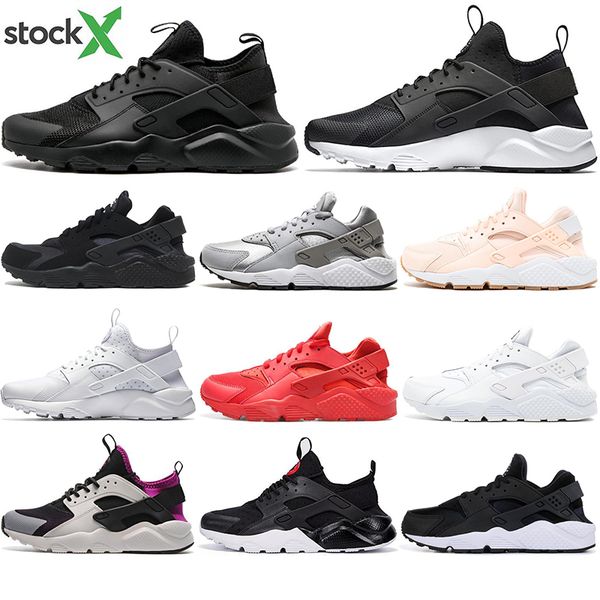 

huarache i кроссовки мужчины женщины спортивная обувь тройной черный белый серый huraches 1,0 4,0 женские мужские кроссовки desinger 36-45