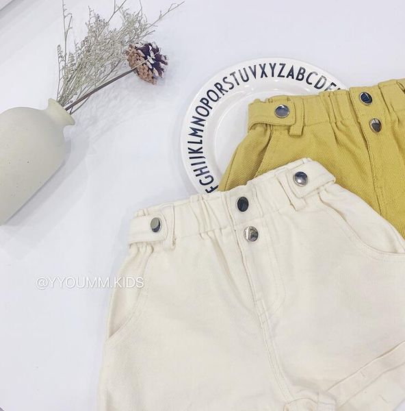 

2020 new girls boys shorts cotton summer fashion kids shorts 1-6t ho717, Black