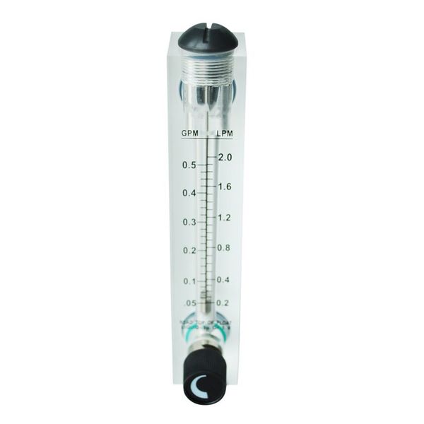 

1/2" pt thread 0.05-0.5gpm 0.2-2lmp water liquid flow meter flowmeter