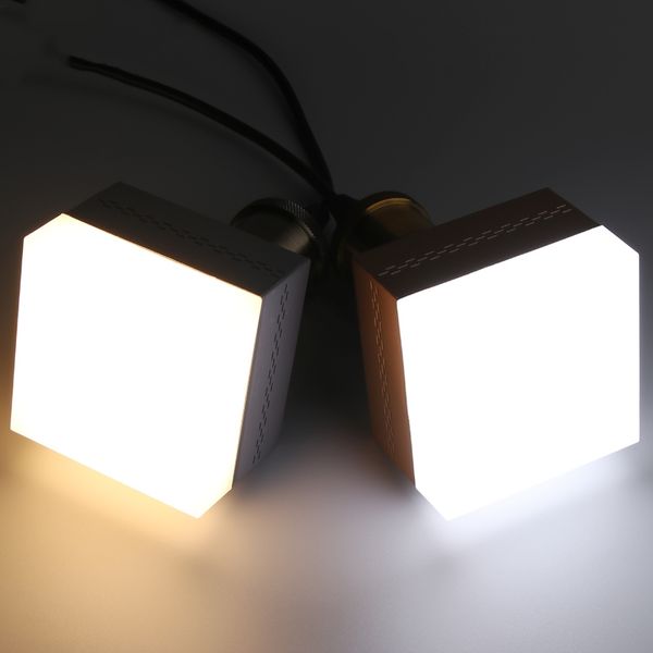 E27 quadratische LED-Leuchte 5 W 9 W 13 W 18 W 28 W 38 W Lampada Superhelle Strahlerlampe für Zuhause, Zimmer, Lager
