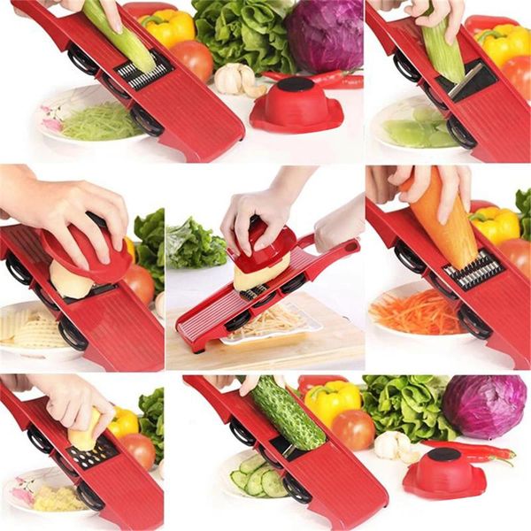 

manual potato slicer vegetable fruit cutter stainless steel mandoline onion peeler carrot grater dicer kitchen tool
