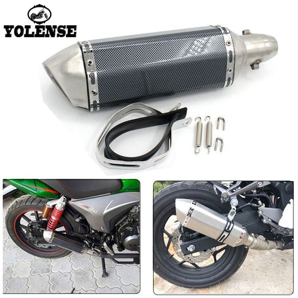 

for 400 600 620 695 696 750 796 821 1100 51mm motorcycle accessories moto exhaust pipe muffler bike pot escape