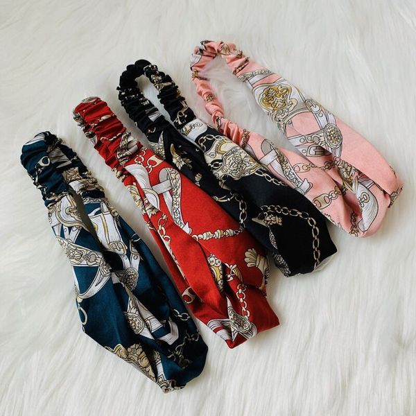 

chic designer headbands silk brand headwraps women headbands flexible sports hair band luxury elastic headbands hair accessories, Silver
