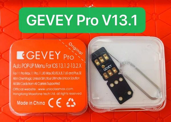 

3hors горячий !! Октябрь Gevey Pro V13.1 MNC + ICCID разблокировки карты Смарт активации Идеальн