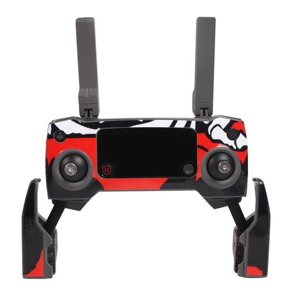 

sunnylife pvc stickers for dji mavic 2 pro/zoom rc drone - white skull