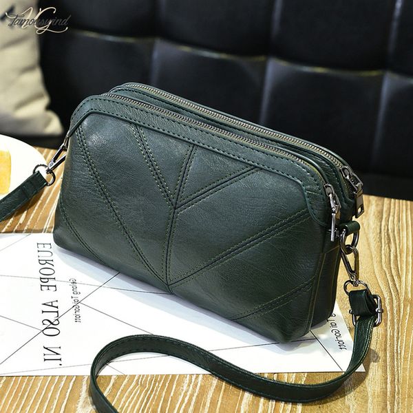 

2020 leather women handbag messenger bag soft pu leather fashion ladies crossbody bags female bolsas