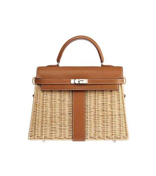 

2020 new luxury fashion famous design rattan straw bag women purse and handbags beach bags shoulder messenger bags sac a main