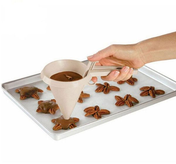 

adjustable chocolate funnel baking decorating tools chocolate pastry batter dispenser cookie cupcake pancake muffin baking tools