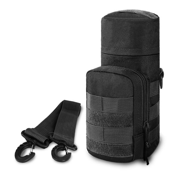 

tactical water pouch molle system kettle bag drinking water pocket waist belt pouch for outdoor traveling hiking camping hunting