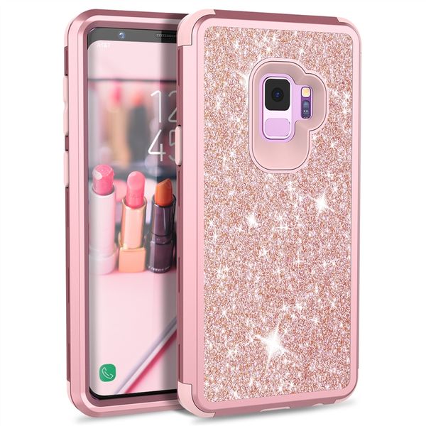 

для samsung galaxy s9 s10 plus примечание 8 9 bling чехол для iphone 11 pro 6 7 8 plus x xs max bling бампер блеск дизайн защита телефона сл
