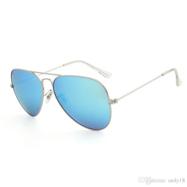 

new designer pilot sunglasses for men women outdoorsman sun glasses eyewear gold brown 58mm 64mm glass lenses with cases 14 colors, White;black