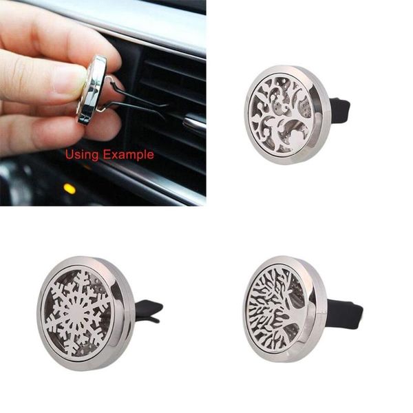 

car 30mm car auto vehicle air freshener essential oil diffuser locket clip