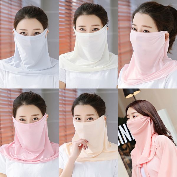 

xxp7j head style fishing scarf mask blocking bandana headwear hiking cycling headband outdoor simple scarf face shield, Black
