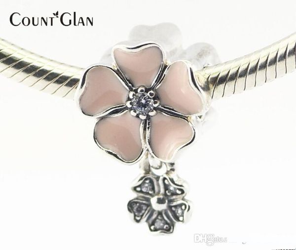 

подходит pandora браслеты поэтические расцветает бусинами серебро с soft pink эмаль cz 100% 925 стерлингового серебра подвески diy ювелирные, Black