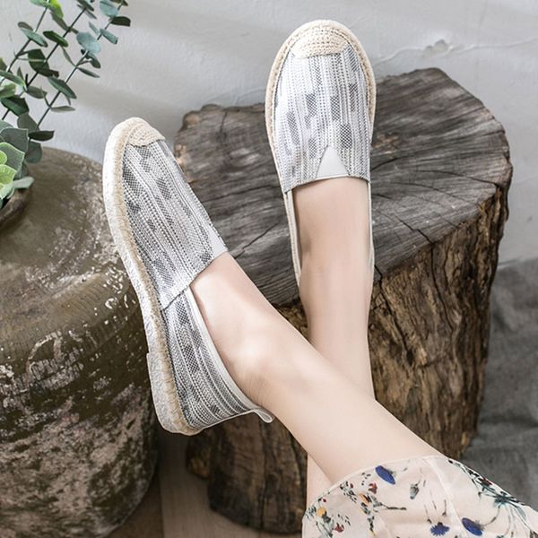 

round toe slip on shoes for women loafers with fur shallow mouth espadrilles platform casual female sneakers all-match flats, Black