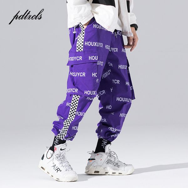 

new arrival harajuku japanese style letter printed fashionable men's jogger trousers hip hop autumn casual male harem pants, Black
