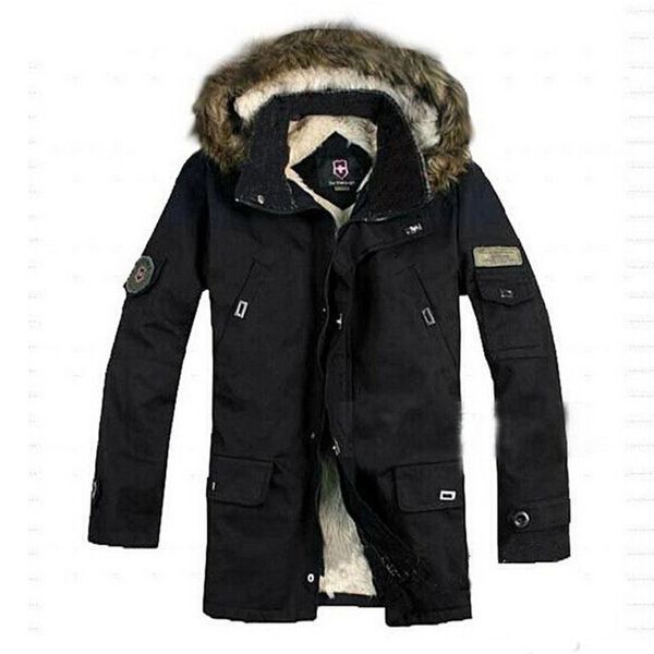 

men winter jacket men's fashion doudoune homme hiver wellensteyn casual thickening design short cotton coat parka man, Tan;black