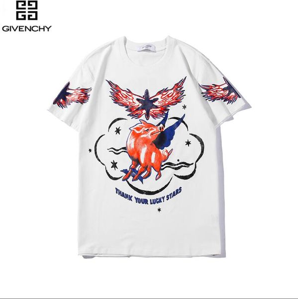 

2019 summer mens t shirt with letters t shirts for men short sleeve brand casual men printed tees t-shirts mens clothing, White;black