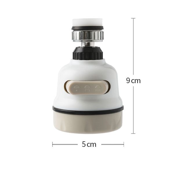 

360 degree diffuser swivel kitchen accessories cleaning fruit vegetable tools splash-proof water-saving shower kitchen gadgets