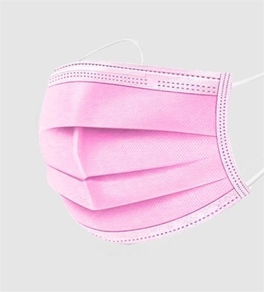 

face mask 3 ply mouth er masks black/white/pink masks earloop non woven winter face mask pm2.5 anti pollution dustproof mask435